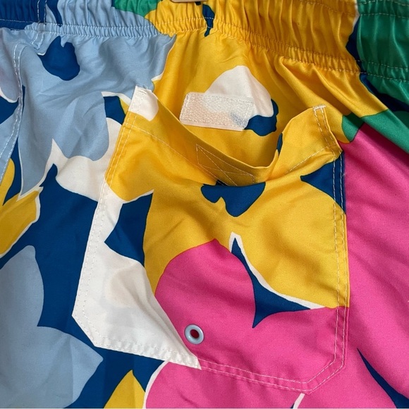 Old Navy Floral Print swim trunks in Multicolor size XXXL summer sun beach lined - Picture 6 of 9